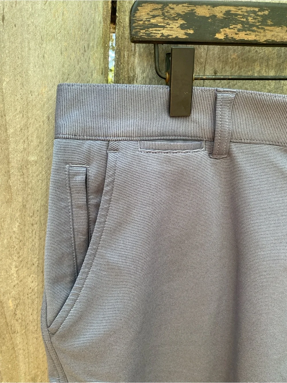 Halsey Sport Breakwater Golf Shorts Blue Stripe Size 36